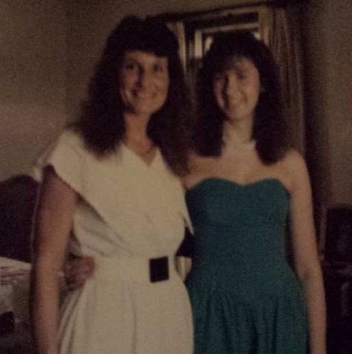 Mom and me, 1987