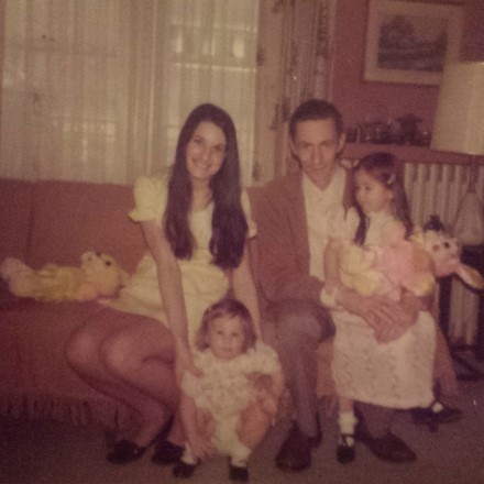 Mom, Ann, Dad, Leisa, 1972 ______________________